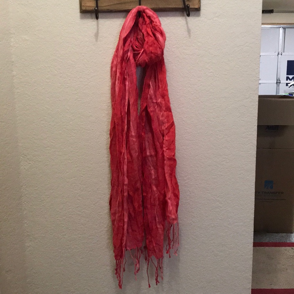 Pink scarf